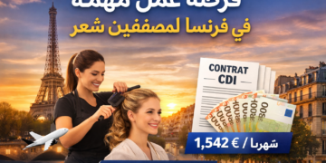 مطلوب حلاقون للعمل في فرنسا سنة 2026 | راتب شهري 1542 يورو وعقد عمل دائم