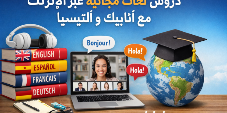 دورات لغات مجانية عبر الإنترنت سنة 2026 | تعلم ذاتي بشهادات ومستويات متعددة