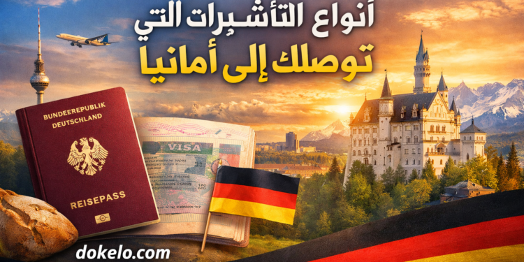 ستة أنواع من التأشيرات يمكن أن توصلك إلى ألمانيا سنة 2026 | الدراسة والعمل ولم الشمل والتطوع