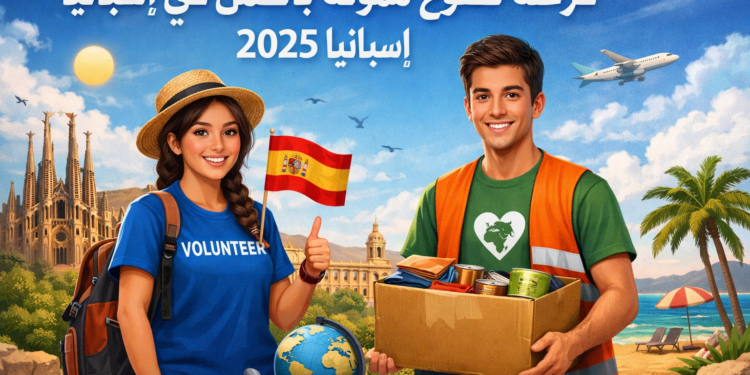 فرصة تطوع ممولة بالكامل في إسبانيا 2026 | سكن مجاني وراتب شهري وتأمين صحي